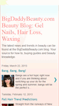 Mobile Screenshot of blog.bigdaddybeauty.com